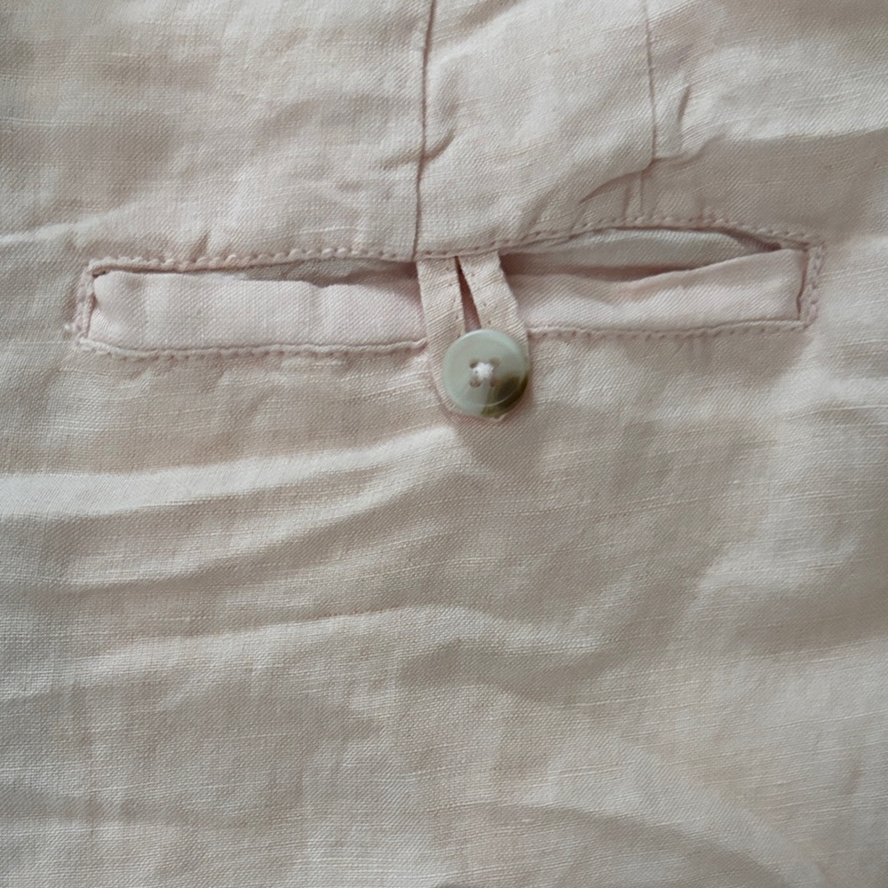 Free People Light Pink Calla Linen High Waist Shorts, NWT - Picture 6 of 7